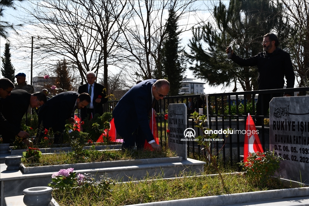 Dörtyol'da 6 Şubat depremlerinde hayatını kaybedenler anıldı