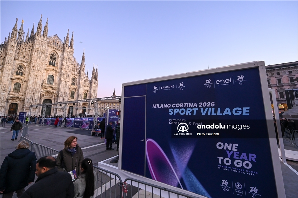Milano Cortina 2026 Olimpiyat Köyü, One Year To Go etkinlikleri kapsamında açıldı