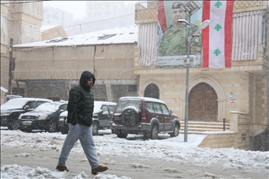 Lebanon ravaged by snow storm, heavy rains