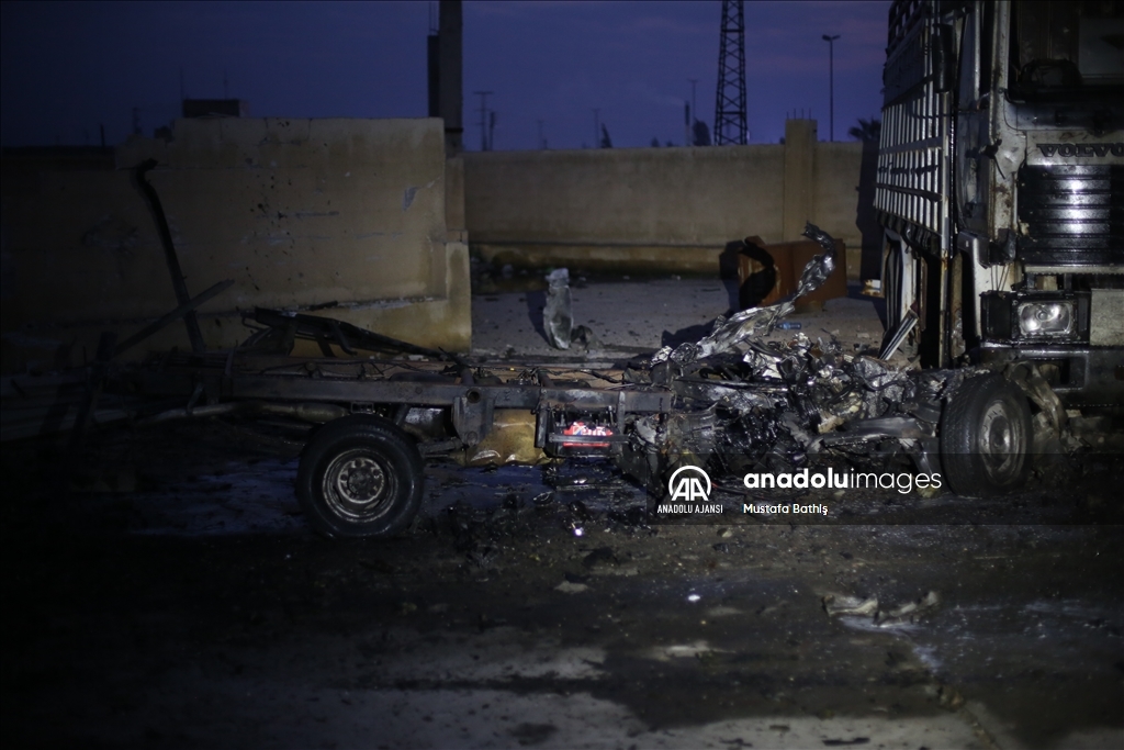 Suriye'nin Bab ilçesinde bombalı terör saldırısı engellendi