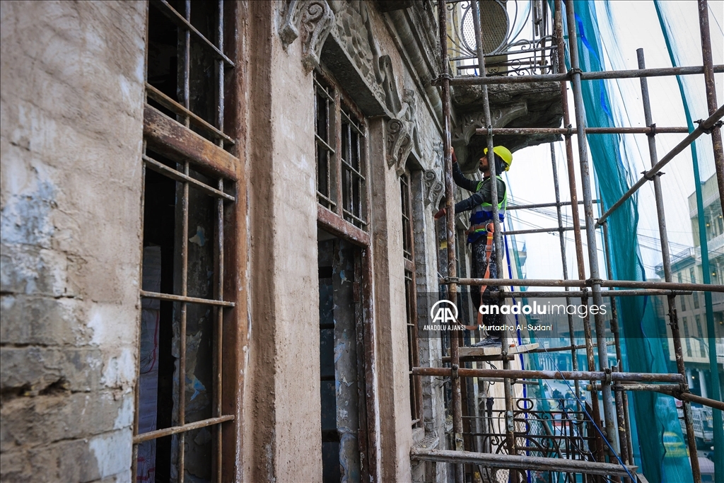 Bağdat'taki tarihi binalarda restorasyon çalışmalarına başlandı