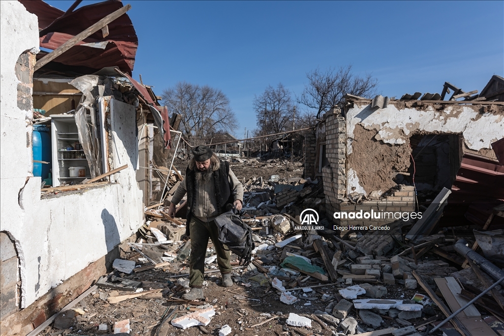Rus füze saldırısı Ukrayna'nın Kostiantynivka kentinde yıkıma yol açtı
