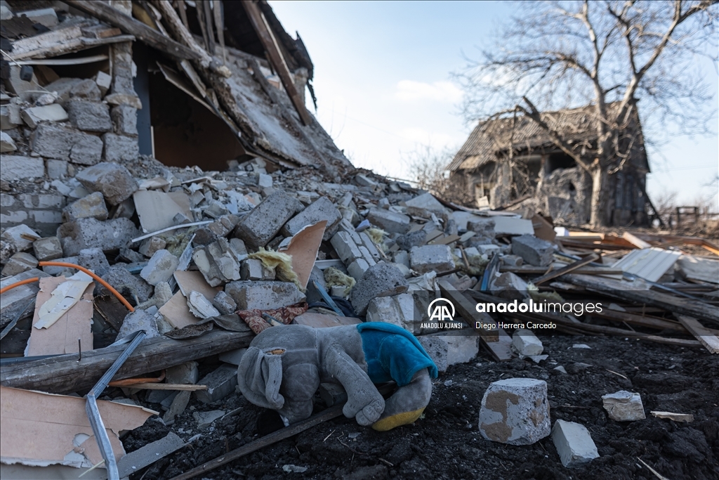 Rus saldırısı Ukrayna'nın Kostiantynivka kentinde büyük hasara neden oldu