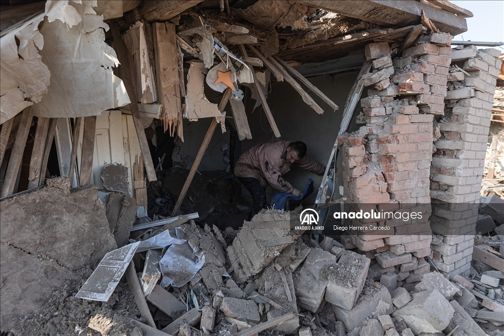 Rus füze saldırısı Ukrayna'nın Kostiantynivka kentinde yıkıma yol açtı