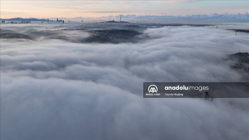İstanbul'da bazı bölgelerde sis etkili oluyor
