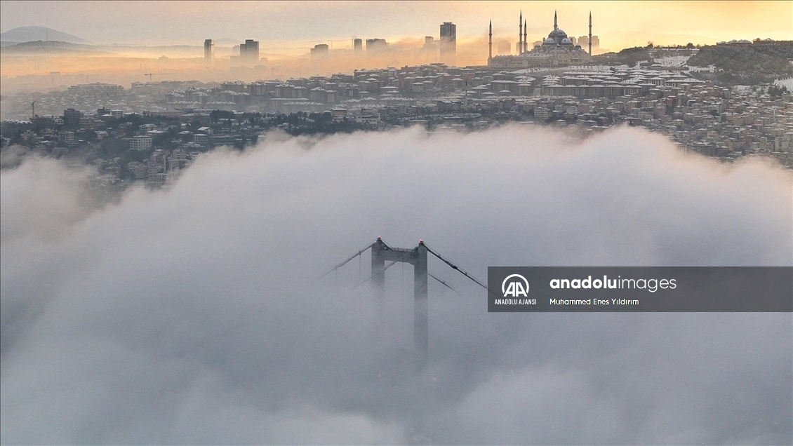 İstanbul'da bazı bölgelerde sis etkili oluyor