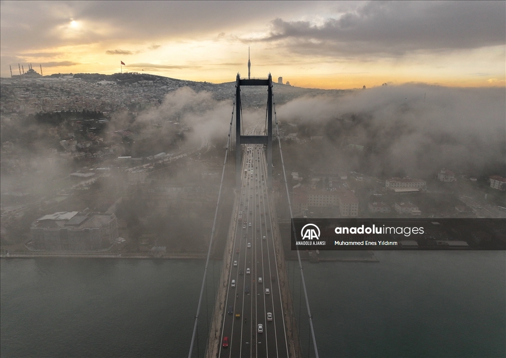 İstanbul'da bazı bölgelerde sis etkili oluyor