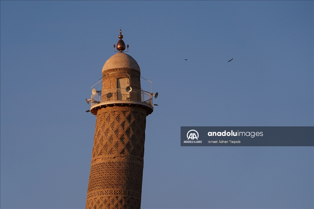Musul’da DEAŞ’ın yıktığı Selçuklu mirası Hadba Minaresi'nin restorasyonu tamamlandı