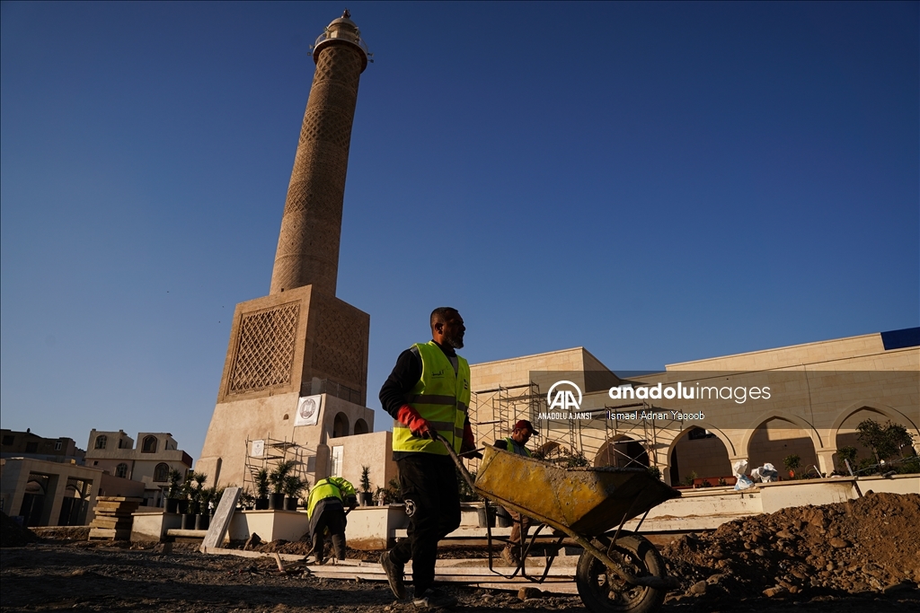 Musul’da DEAŞ’ın yıktığı Selçuklu mirası Hadba Minaresi'nin restorasyonu tamamlandı