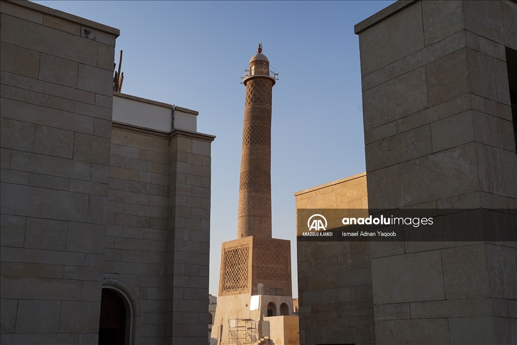 Musul’da DEAŞ’ın yıktığı Selçuklu mirası Hadba Minaresi'nin restorasyonu tamamlandı