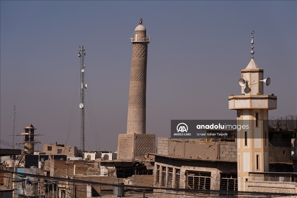 Musul’da DEAŞ’ın yıktığı Selçuklu mirası Hadba Minaresi'nin restorasyonu tamamlandı