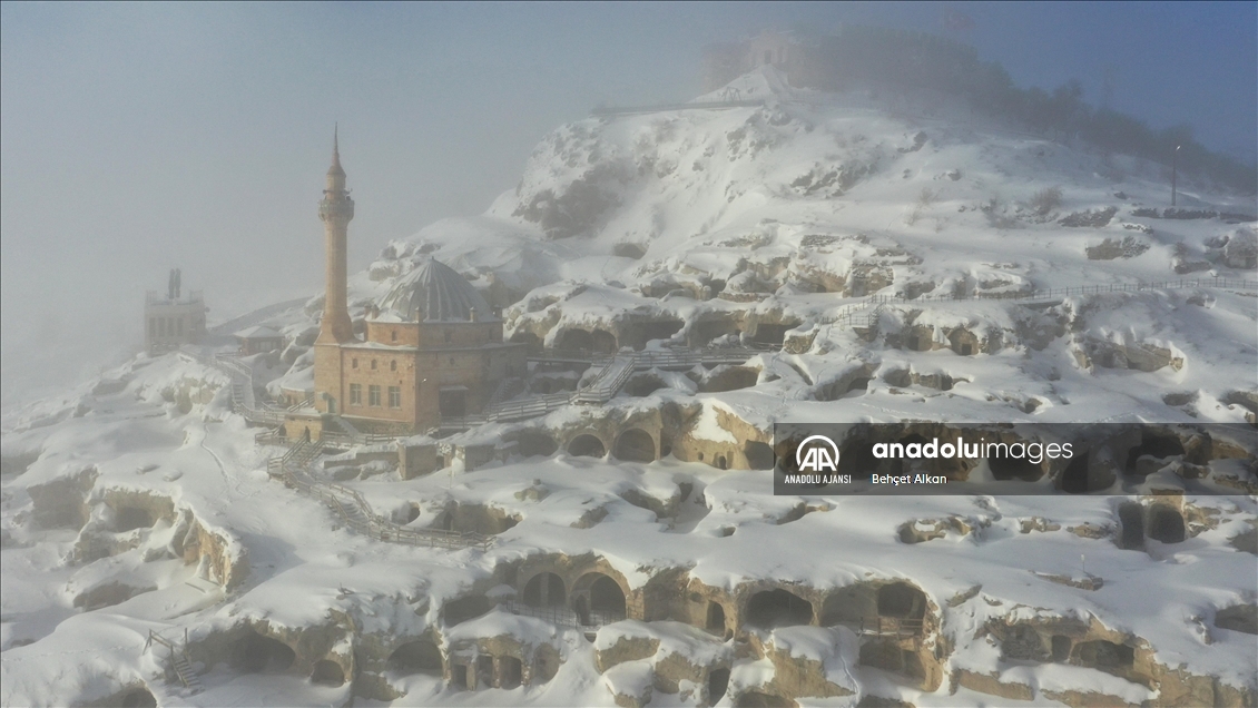 Nevşehir'de sis etkili oldu