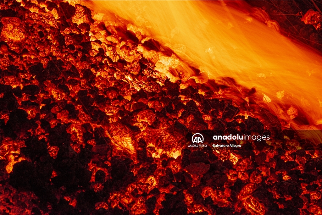 Volcanic activity continues at Mount Etna, Italy