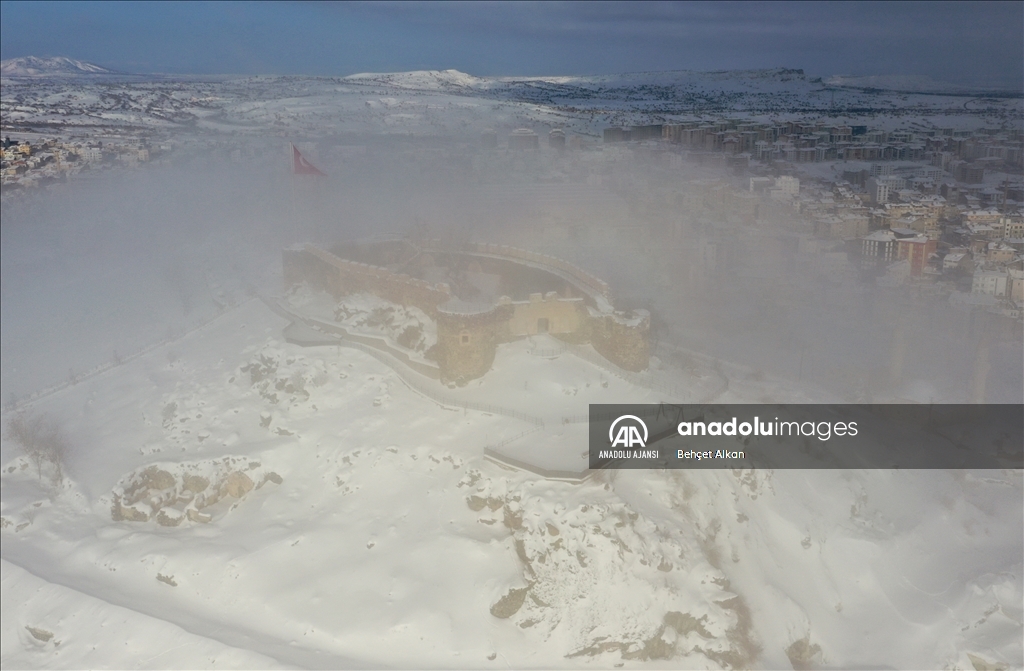 Nevşehir'de sis etkili oldu