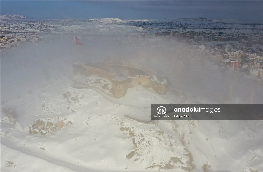 Foggy weather in Nevsehir