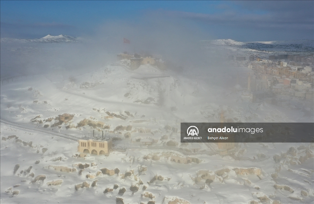 Foggy weather in Nevsehir