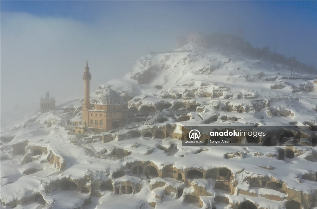 Foggy weather in Nevsehir