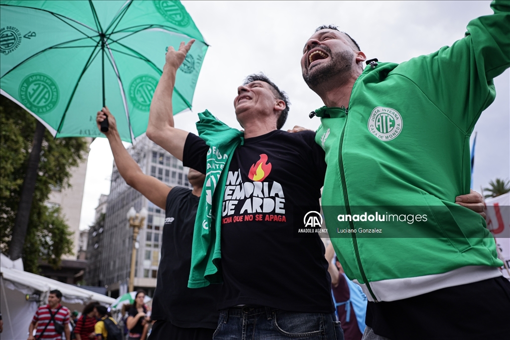 В столице Аргентины, городе Буэнос-Айрес прошла протестная акция