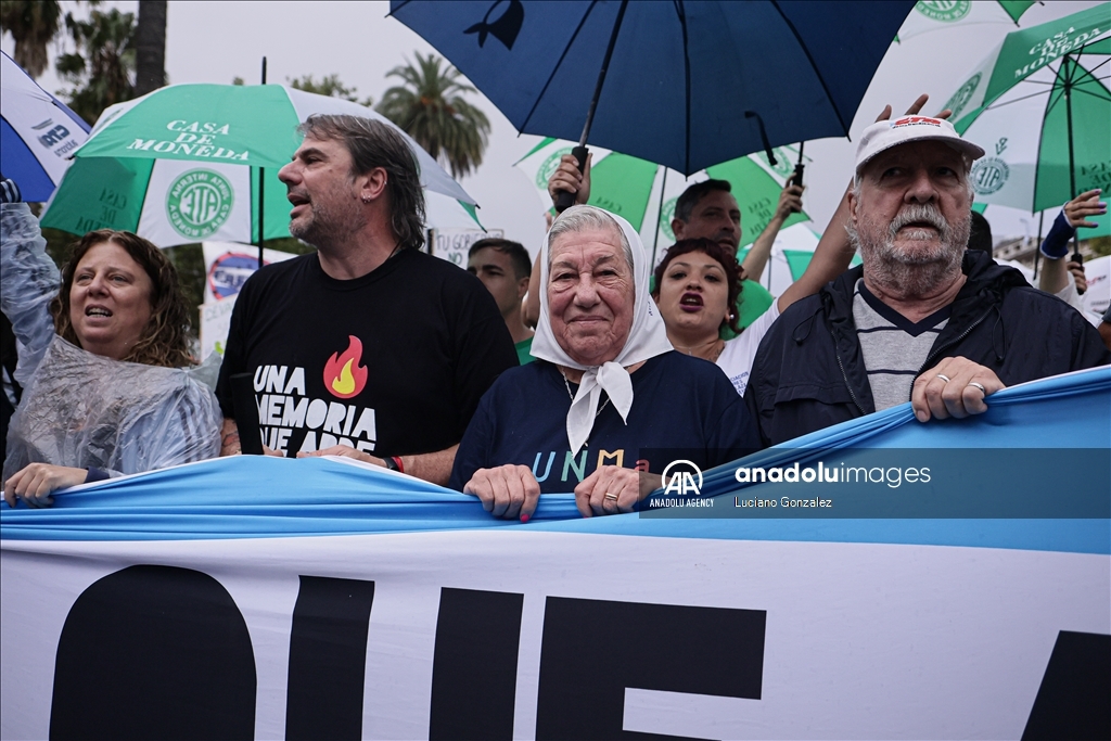 В столице Аргентины, городе Буэнос-Айрес прошла протестная акция