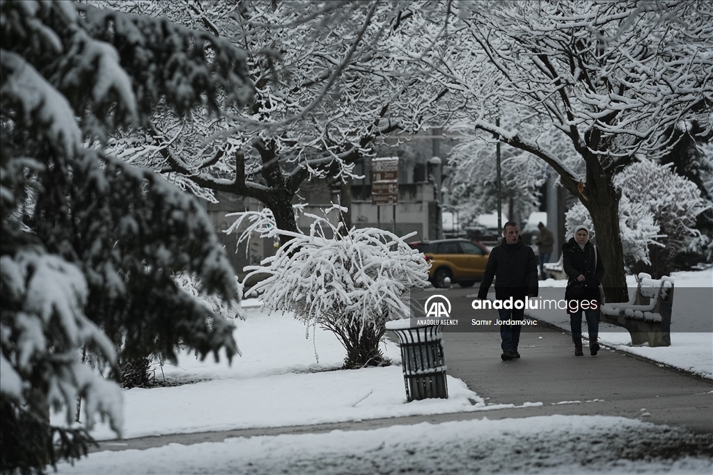 Snijeg u Sarajevu