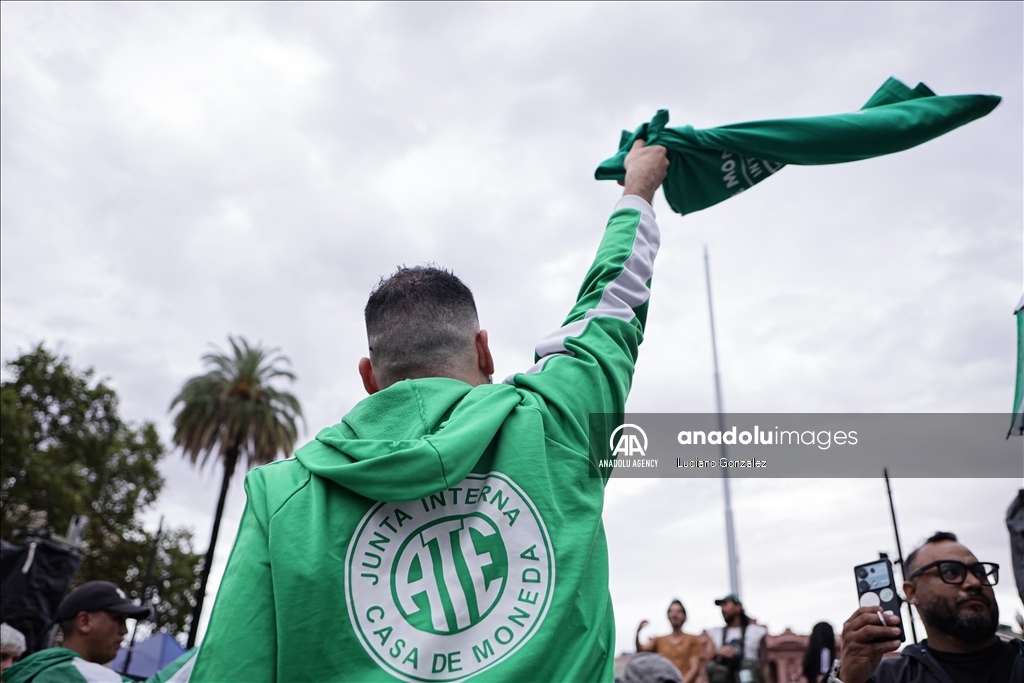 В столице Аргентины, городе Буэнос-Айрес прошла протестная акция
