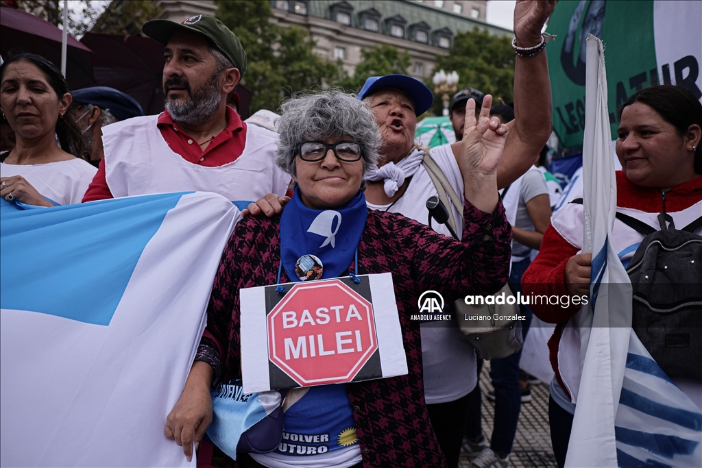 В столице Аргентины, городе Буэнос-Айрес прошла протестная акция