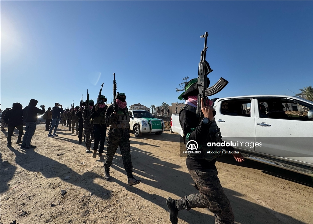 Preparations in Khan Yunis continue for the 6th round of prisoner and hostage swap deal between Hamas and Israel