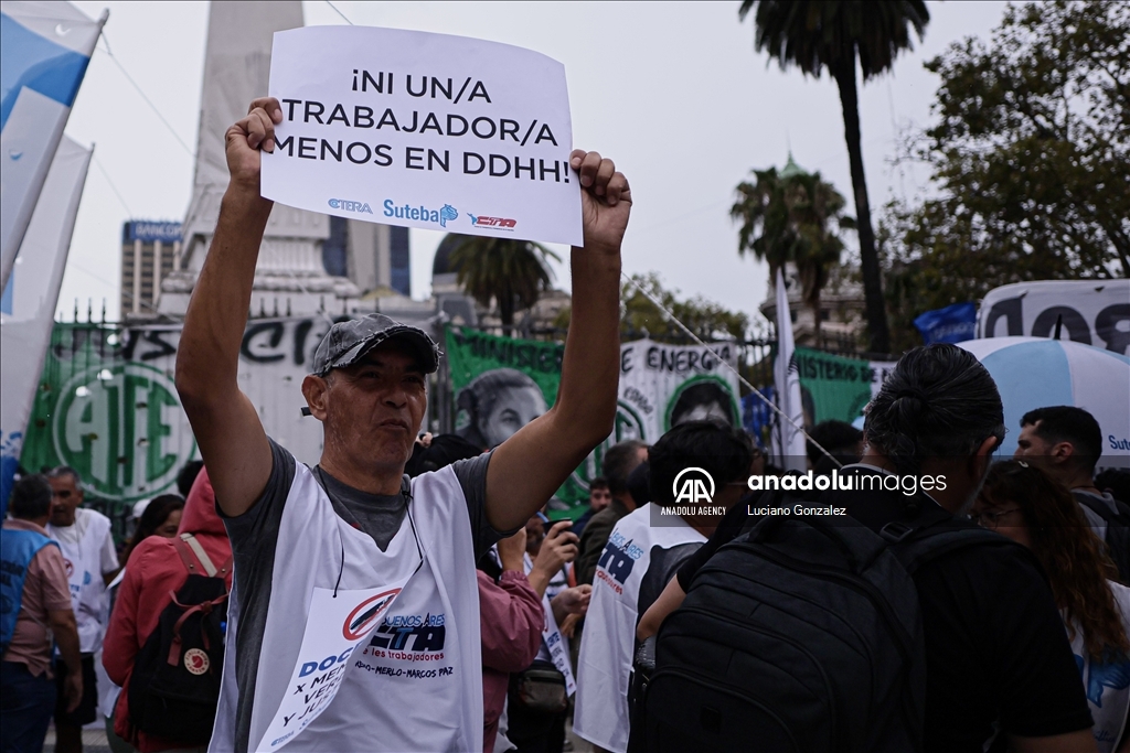 В столице Аргентины, городе Буэнос-Айрес прошла протестная акция