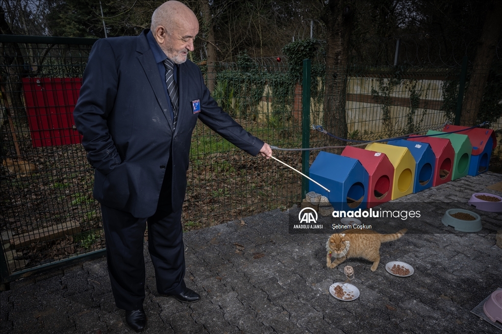 Huzurevi sakinleri patili dostları için