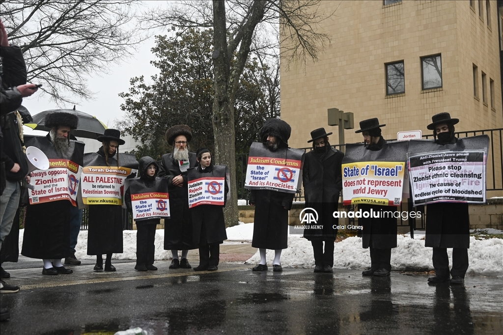 Пропалестинские активисты устроили акцию протеста в США