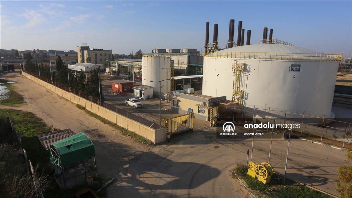 Gazze'nin tek elektrik santraline yakıt tedarik edilmeye başlandı