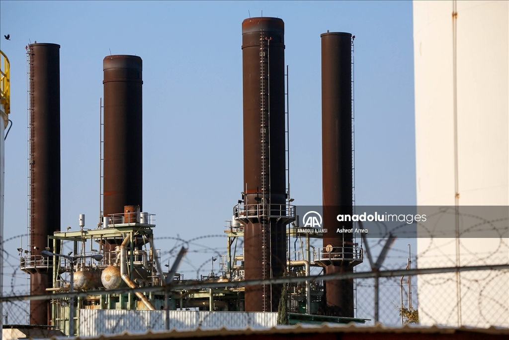 Gazze'nin tek elektrik santraline yakıt tedarik edilmeye başlandı