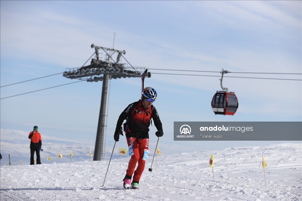 Turkiye Mountain Skiing Championships held in Mount Erciyes of Kayseri