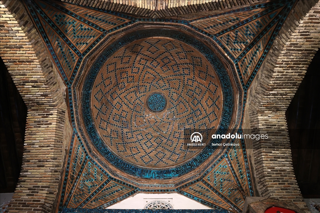 Beysehir Esrefoglu Mosque on the UNESCO World Heritage List in Konya, Turkiye