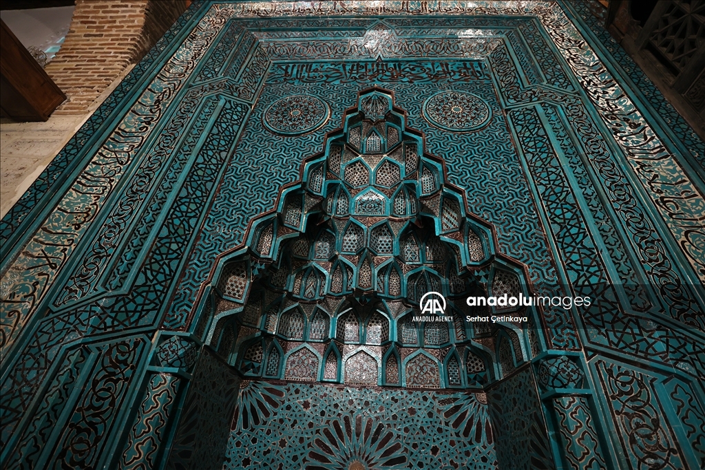 Beysehir Esrefoglu Mosque on the UNESCO World Heritage List in Konya, Turkiye