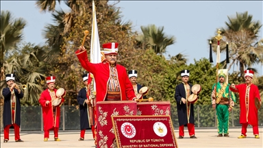 Mehter takımı, Gambiya'nın bağımsızlık kutlamalarında Türkiye'yi coşkuyla temsil ediyor