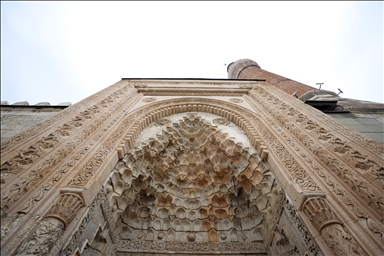 Beysehir Esrefoglu Mosque on the UNESCO World Heritage List in Konya, Turkiye