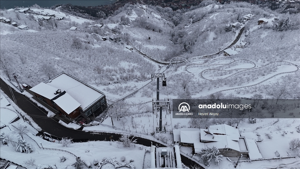 Ordu'da kar yağışı