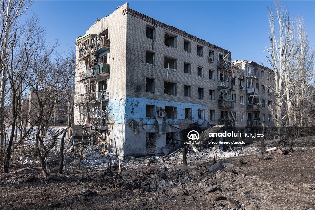 Rus saldırısı Ukrayna'nın Kostiantynivka kentinde hasara neden oldu