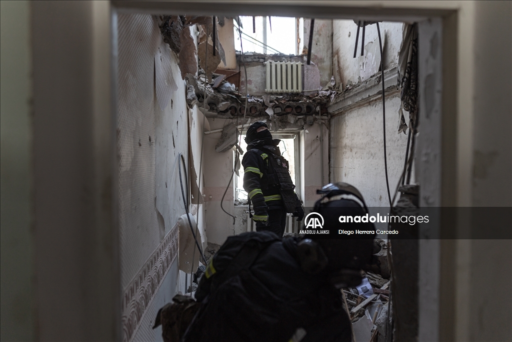 Rus saldırısı Ukrayna'nın Kostiantynivka kentinde hasara neden oldu