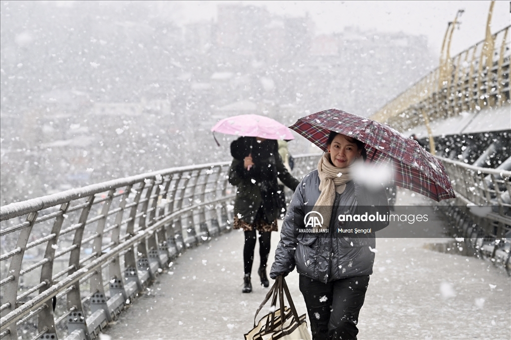 İstanbul'da kar yağışı