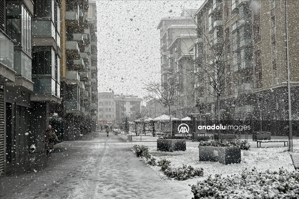 İstanbul'da kar yağışı