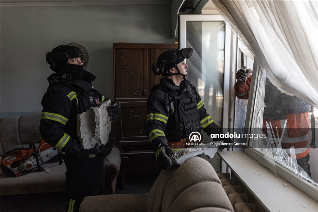 Rus saldırısı Ukrayna'nın Kostiantynivka kentinde hasara neden oldu