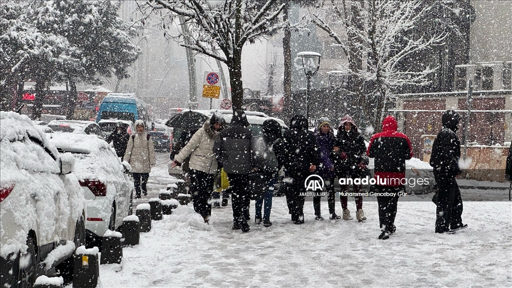 İstanbul'da kar yağışı