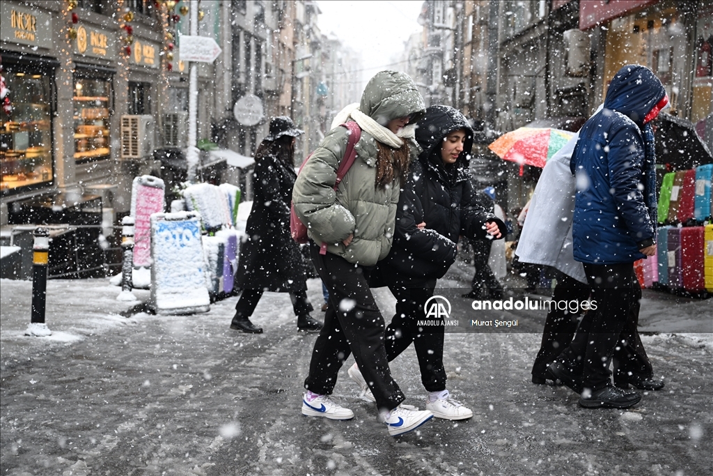 İstanbul'da kar yağışı