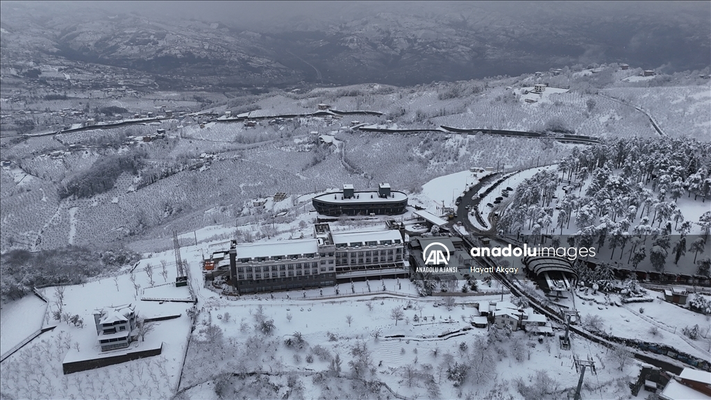 Ordu'da kar yağışı