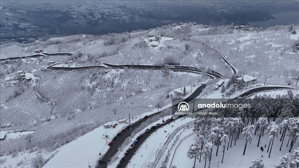 Ordu'da kar yağışı