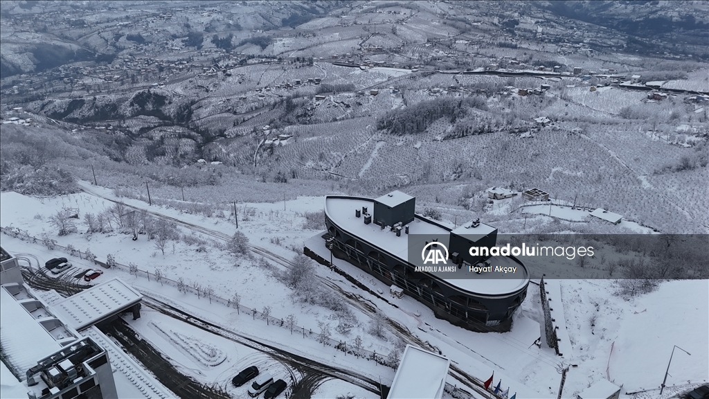 Ordu'da kar yağışı