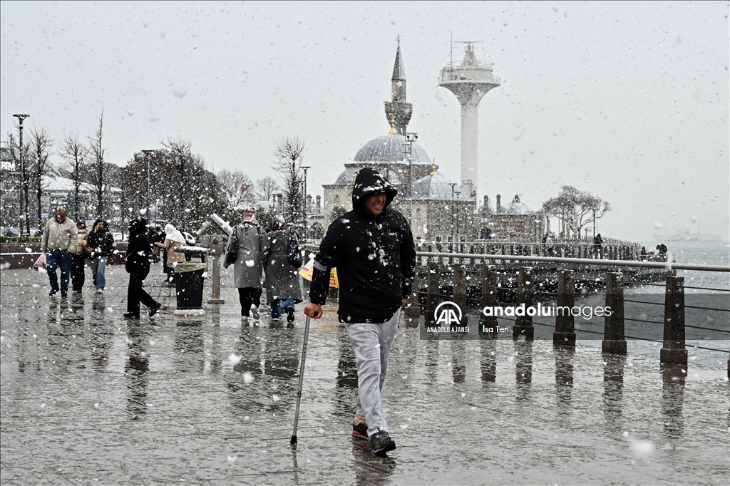 İstanbul'da kar yağışı