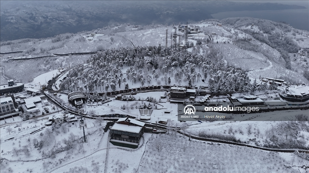 Ordu'da kar yağışı